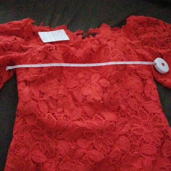 Free People Fiesta Red Above Knee Cocktail Dress - Picture 6 of 7